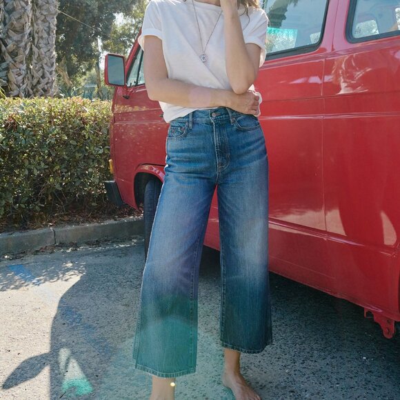 NWT Outerknown Brook Wide Leg Jeans - Picture 2 of 11